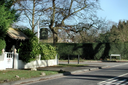 approaching The Post House from the left